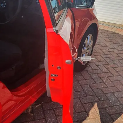 Spare car key cut for a Volkswagen Polo